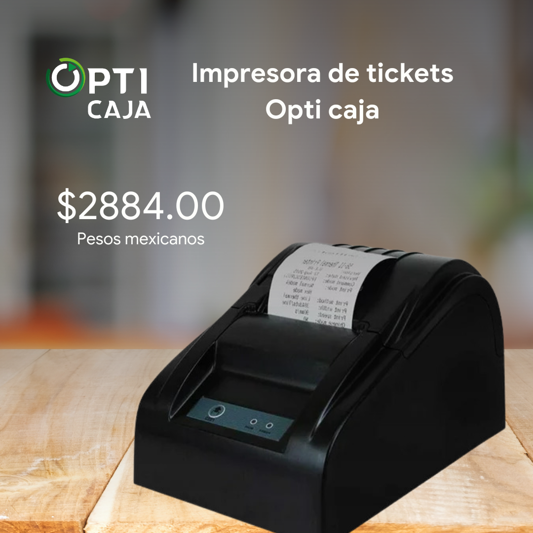 Impresora de tickets Opti caja