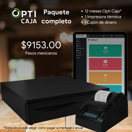 Paquete Completo Opti Caja ®