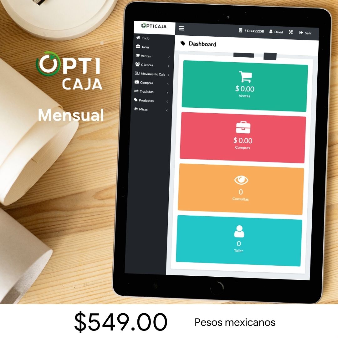 Opti Caja ® (Suscripción Mensual)