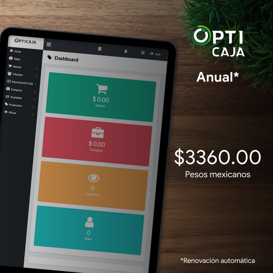 Opti caja ® (Suscripción Anual)