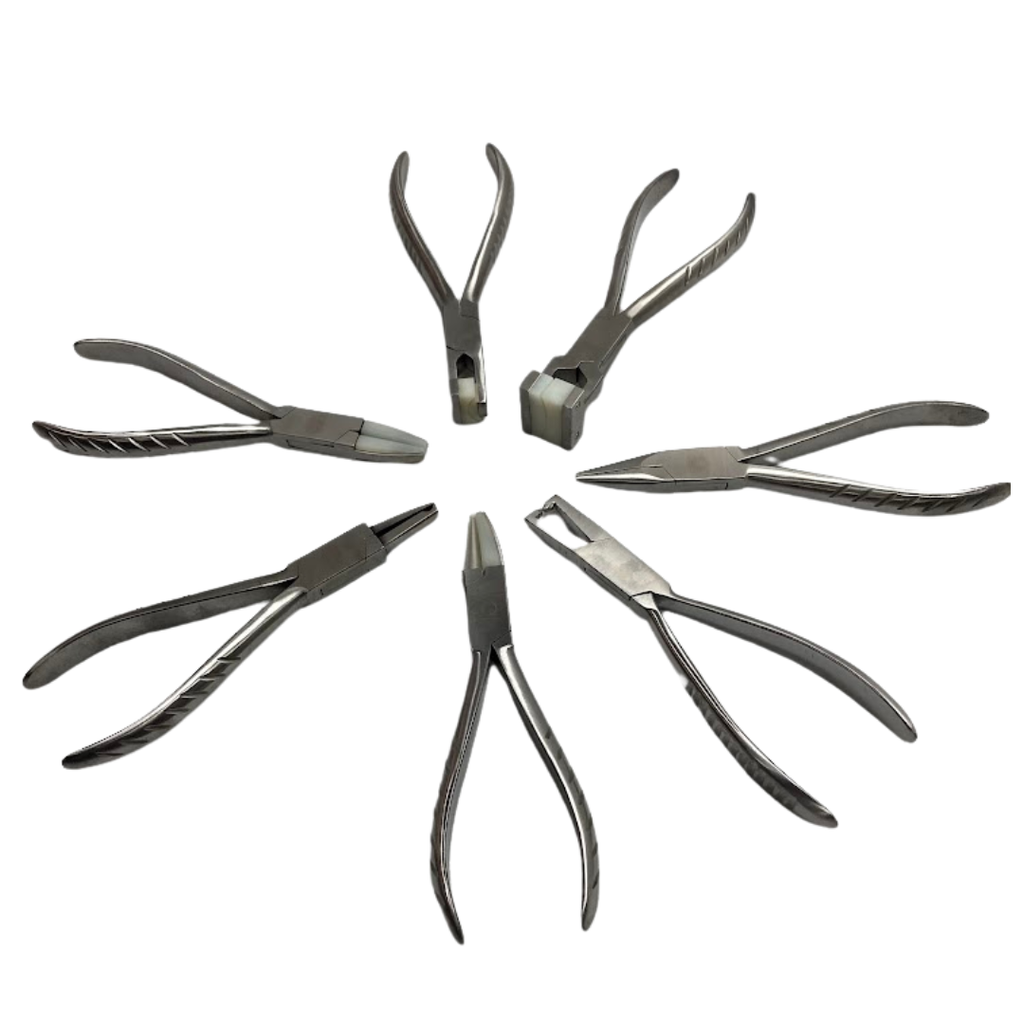 Juego De Pinzas 7P 6D Taller 165Ct31101