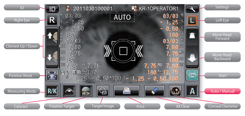 Auto Queratometro Topcon 3157KR1