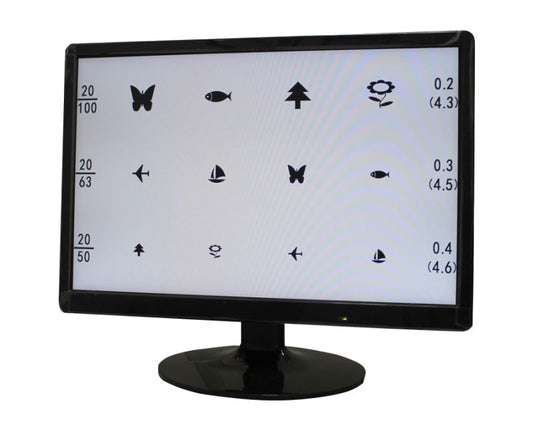 Optotipo Tipo Pantalla Monitor 18.5” LCD 264LY185