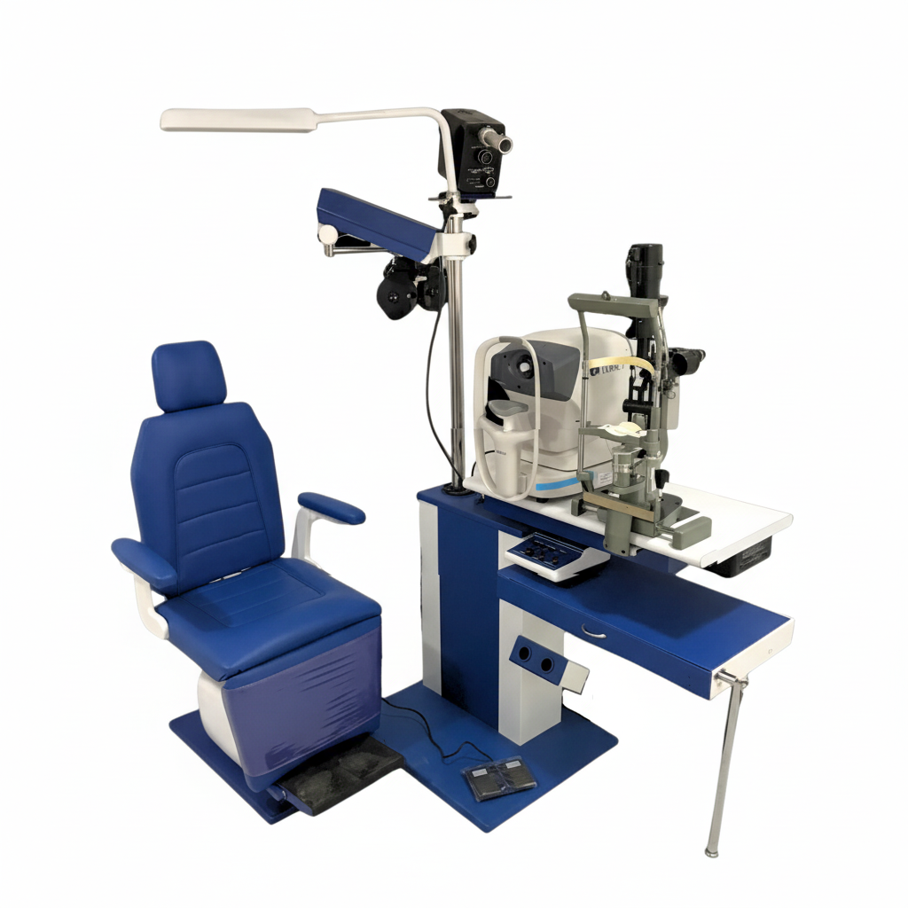 Unidad óftalmica Mesa Dual Sillón Eléctrico Nacional sin Equipos 441E59