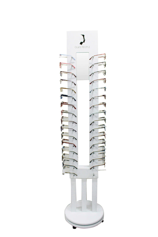 Exhibidor de piso giratorio redondo 32L 3243EXHGIROP002