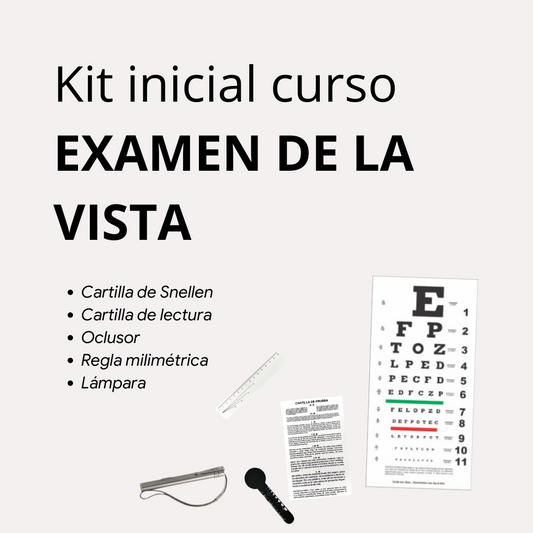 Kit Inicial Curso EXAMEN DE LA VISTA