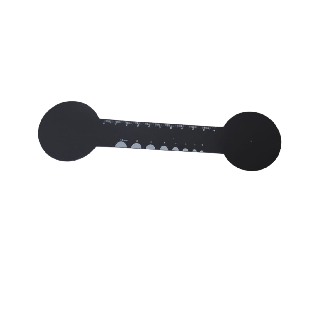 Oclusor Plano con Estenopeico (Duo) Negro 3383OPED02
