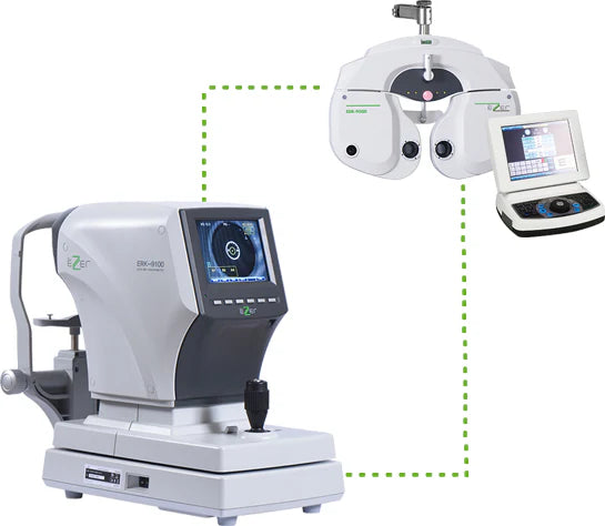 Autorefractómetro Con Queratómetro Ezer 1235ERK-9100